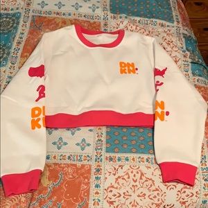 DUNKIN CROPPED SWEATSHIRT